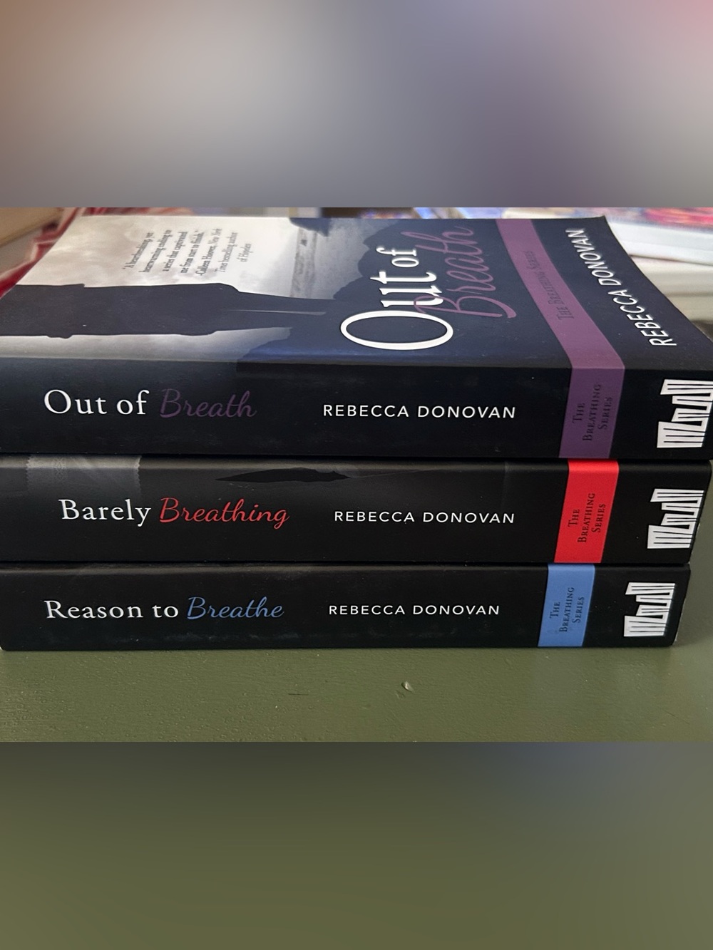 Breathing Series: 3 Softcover Books by Rebecca Donovan Reason to Breathe